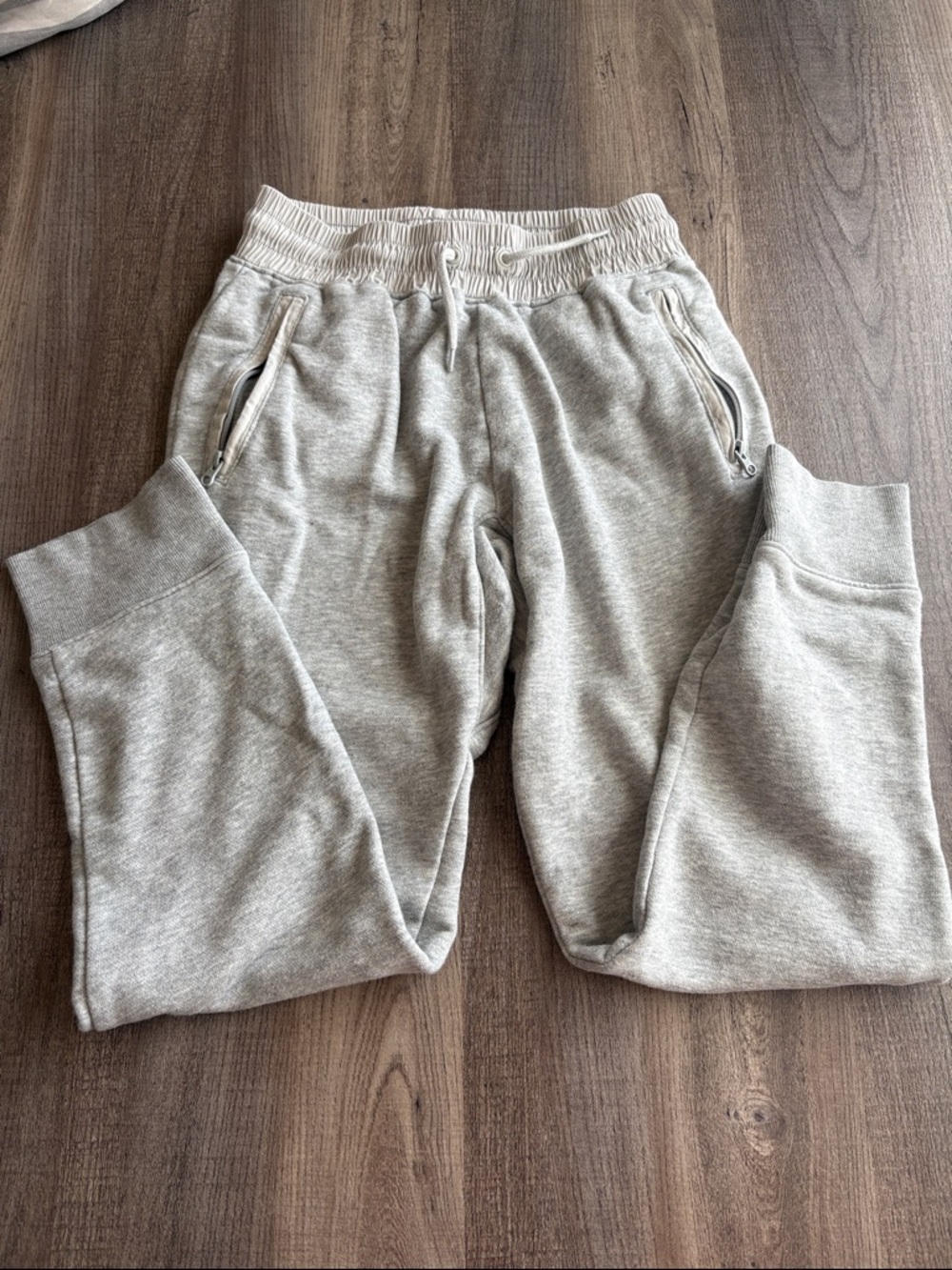 GAP Kids Light Heather Gray Jogger Pants